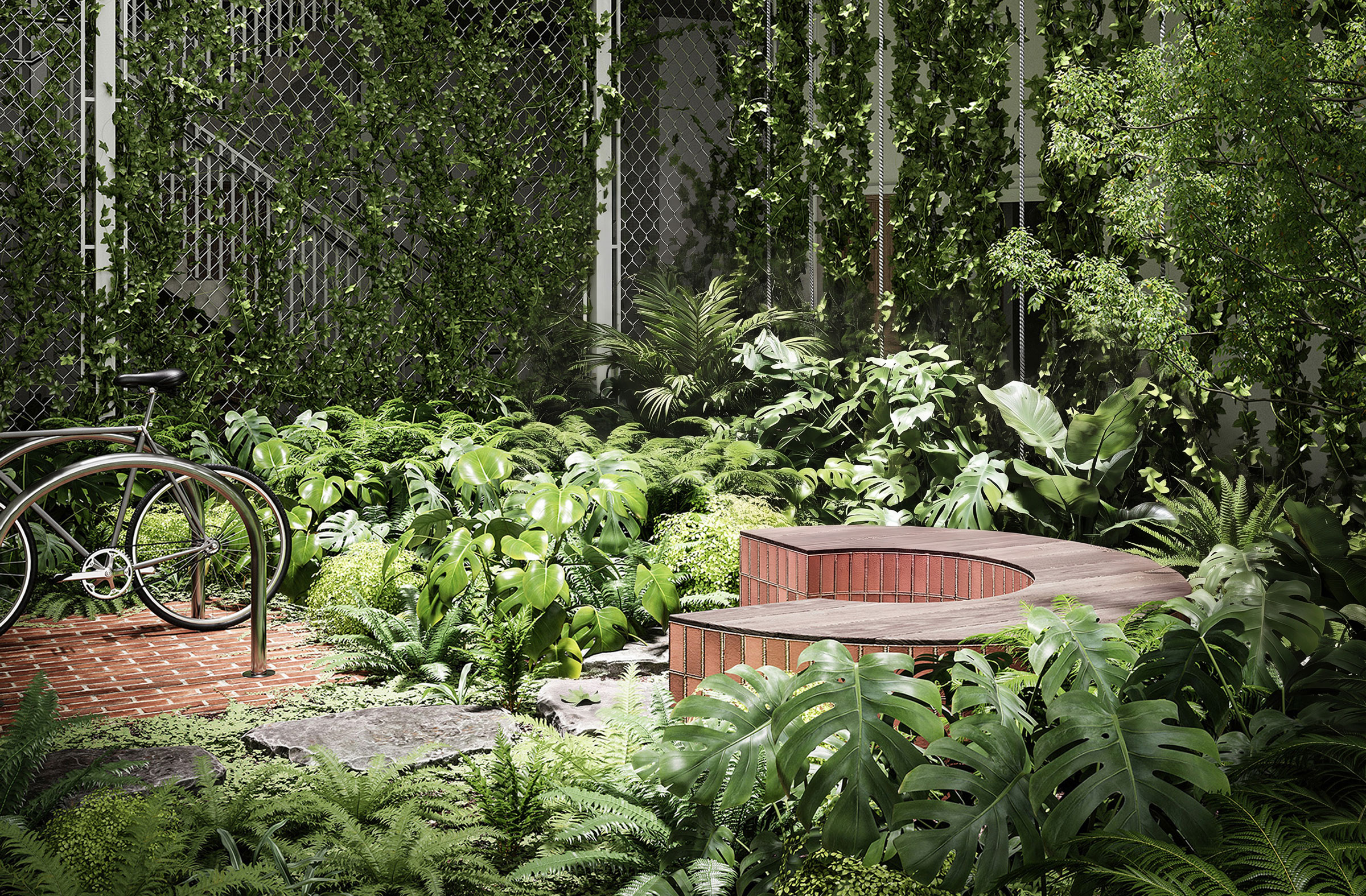 Nightingale Ballarat — Courtyard